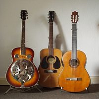 verschiedene Gitarren-Typen